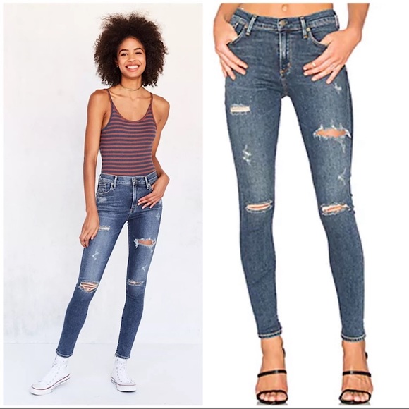 AGOLDE Sophie Distressed Skinny Jean | Size 29 - Picture 1 of 14